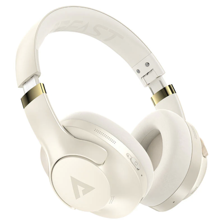 אוזניות קשת אלחוטיות עם מסנן רעשים ACEFAST H4 Wireless Headset ANC Beige