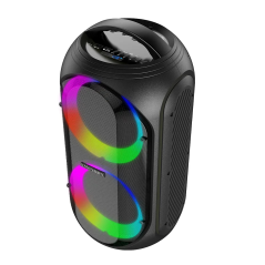 בידורית ניידת עוצמתית, ערכת קריוקי מלאה עם מיקרופון אלחוטי ושלט, תאורת LED, עוצמת שמע אדירה G&M CZ48