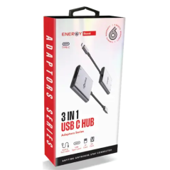 מתאם USB C Hub 3 in 1 card reader