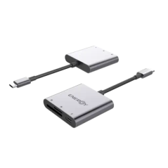 מתאם USB C Hub 3 in 1 card reader