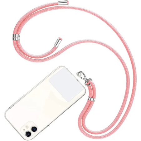 שרוך מתכוונן לסמארטפון דגם PR44, ורוד