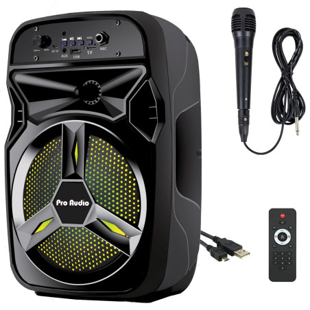 בידורית אלחוטית ניידת נטענת PROAUDIO BT-06