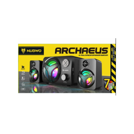 ערכת רמקולים סאב+זוג רמקולים NUBWO NSB-F10