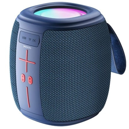 רמקול בלוטוס נייד עגול SAKAL KP-539