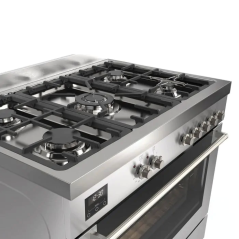 תנור משולב כיריים 5 להבות גז 90 ס"מ