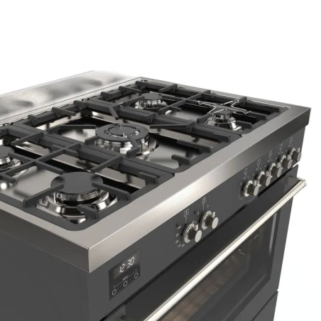 תנור משולב כיריים 5 להבות גז 90 ס"מ