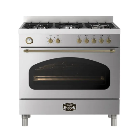 תנור משולב כיריים 5 להבות גז 90 ס"מ