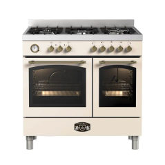 תנור כפול משולב כיריים 5 להבות גז 90 ס"מ