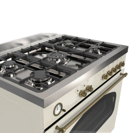 תנור משולב כיריים 5 להבות גז 90 ס"מ