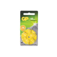 6 סוללות למכשיר שמיעה במארז ZA10