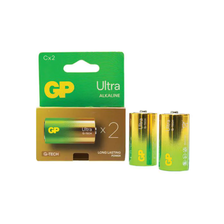 זוג סוללות C אולטרה אלקליין 1.5V 14A