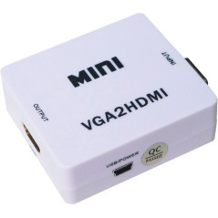ממיר שקע VGA IN לשקע HDMI OUT