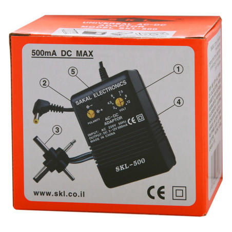 ספק משתנה 500 מיליאמפר