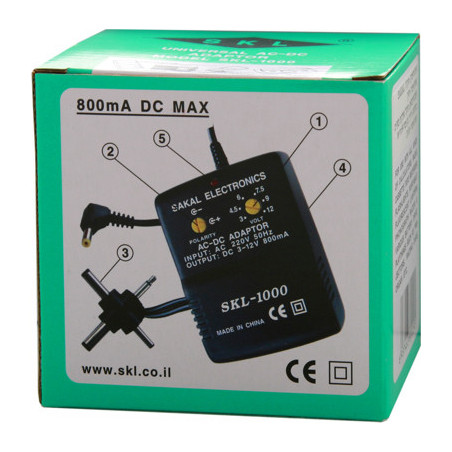 ספק משתנה 800 מיליאמפר