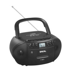 רדיו דסק+טייפ+בלוטוס+נגן מוסיקה+שלט SAKAL