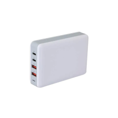 מטען שולחני 65W לבן 4 יציאות