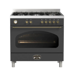 תנור משולב כיריים 5 להבות גז 90 ס"מ