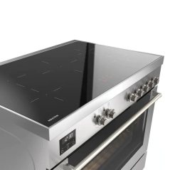 תנור משולב אינדוקציה 5 אזורים 90 ס"מ