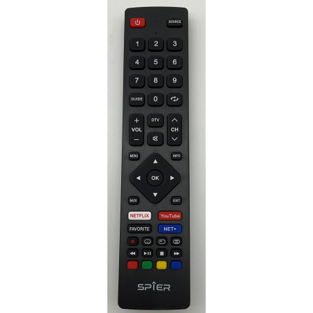 שלט חליפי למסכי LCD\LED מסוג SHARP