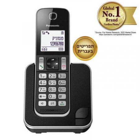 טלפון אלחוטי PANASONIC KX-TGD310