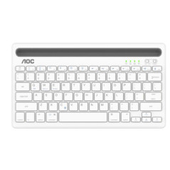מקלדת KB701 AOC בחיבור בלוטוס צבע לבן