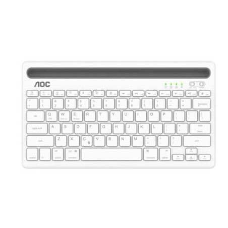 מקלדת KB701 AOC בחיבור בלוטוס צבע לבן
