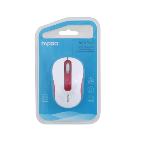 לדלג לסוף של גלריית תמונות לדלג להתחלה של גלריית תמונות עכבר אופטי RAPOO WIFI אדום