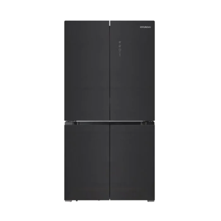 מקרר 4 דלתות מקפיא תחתון 616 ליטר- זכוכית שחורה