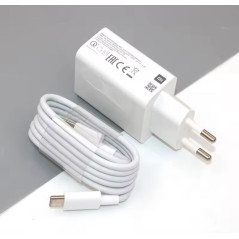 ראש וכבל טעינה מקורי XIAOMI  USB USB-C