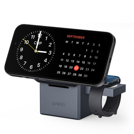 קוביית טעינה רב-תכליתית Anker 3-in-1 Cube with MagSafe Y1811