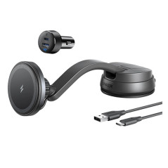מעמד טעינה לרכב Anker Power Bank Magnetic Wireless Charger 613 B2930