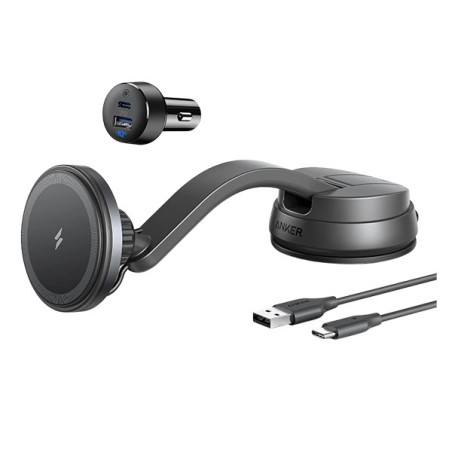 מעמד טעינה לרכב Anker Power Bank Magnetic Wireless Charger 613 B2930