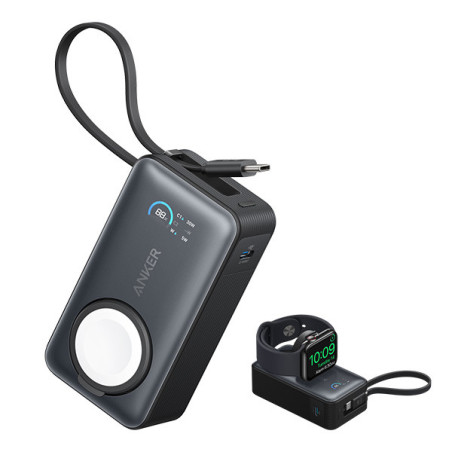 סוללה גיבוי אנקר MagGo 10000mAh 35W שחור A1657H11