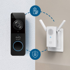 פעמון דלת חכם על סוללה eufy Security Video Doorbell Slim