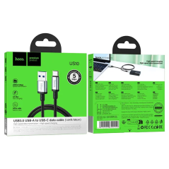 כבל USB-A ל- Type-C "US10" USB3.0