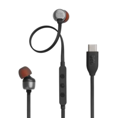 JBL TUNE 310C USB TYPE C BLACK אוזניות חוטיות