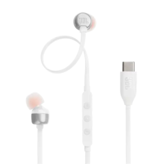 JBL TUNE 310C USB TYPE C WHITE אוזניות חוטיות