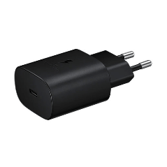 Samsung Type C 25W Charger Head ראש מטען מקורי בצבע שחור