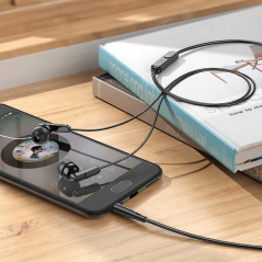 אוזניות חוטיות 3.5 מ"מ "M121 Bright" עם מיקרופון