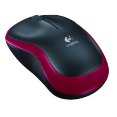 Logitech Wireless Mouse M185 Red עכבר אלחוטי