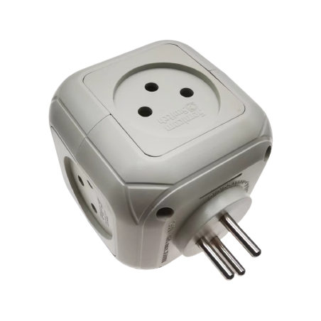 מפצל קוביית 5 שקעים מבית Semicom