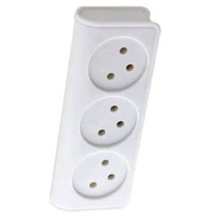 מפצל ביתי מאונך 3 שקעים Semicom