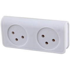 מפצל ביתי 2 שקעים Semicom