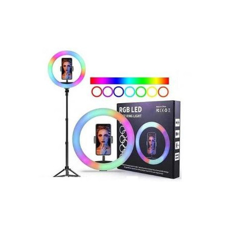 RGB Ringlight + Stand MJ38 -  16 Inch רינג + חצובה