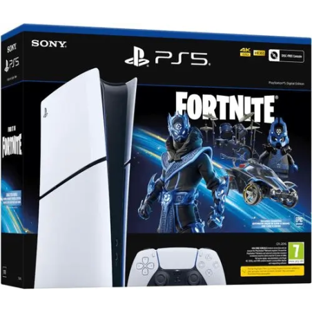 PLAYSTATION 5 SLIM 1TB Digital Fortnite Colbat Star  סוני 5 דיגיטלי ללא כונן דיסקים