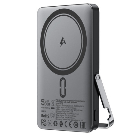 ACEFAST Magnetic Fast Wireless Charge Power Bank M16 PD18W 5000mAh מטען נייד