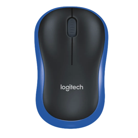 Logitech Wireless Mouse M185 Blue עכבר אלחוטי