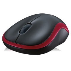 Logitech Wireless Mouse M185 Red עכבר אלחוטי