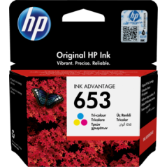 ראש דיו צבעוני סדרה 3YM74AE 653 למדפסת דגם HP DeskJet 6400