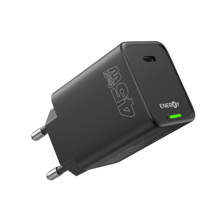 מטען בית ENERGY GaN Premium 1C PD45W שחור